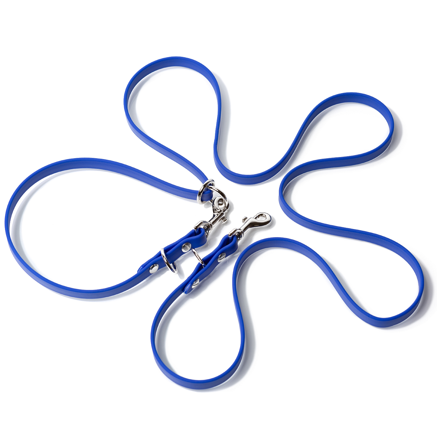 pet product photography of leash on white background