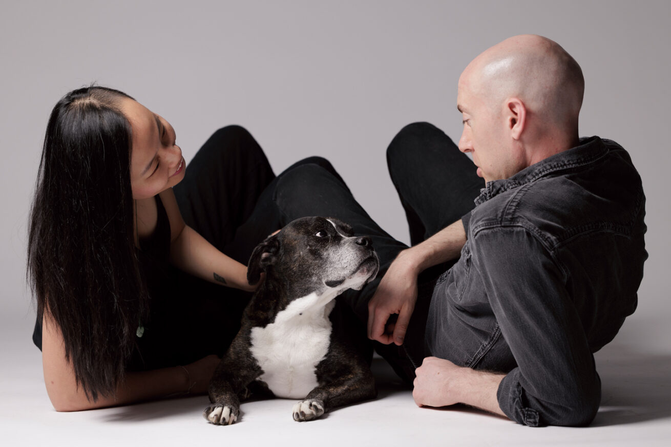 dog-friendly family portrait portrait photographer in Washington, D.C.